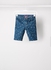 Kids Printed Denim Shorts Blue