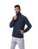 Diadora Polyester High-Collar Long-Sleeve Side-Pocket Zip-up Jacket for Men 3XL