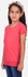 Andora Soild T-shirt - Melon red