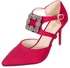 Generic Red Heels With Embellishment