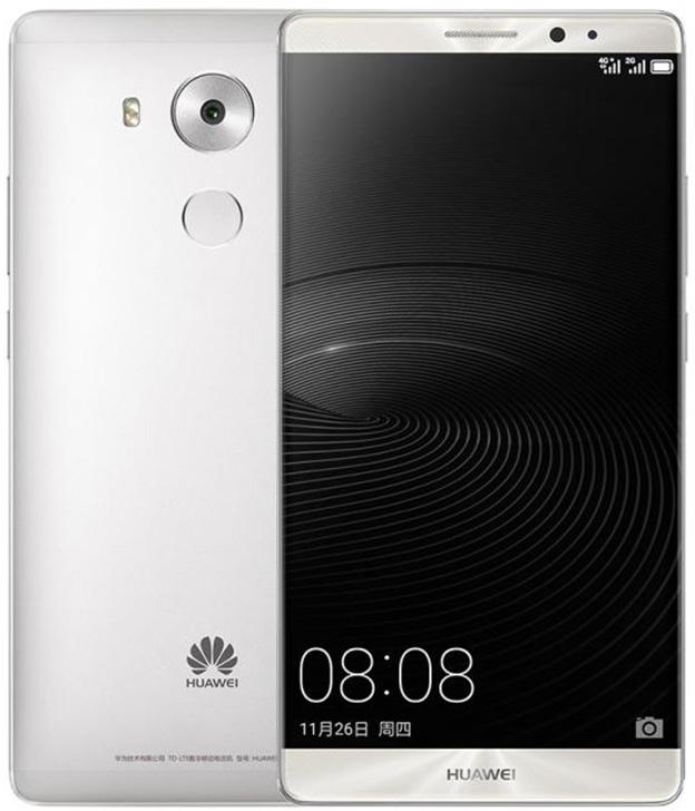 Huawei Mate 8 6.0" 16MP Dual SIM 4G LTE Smartphone Moonlight Silver 32GB