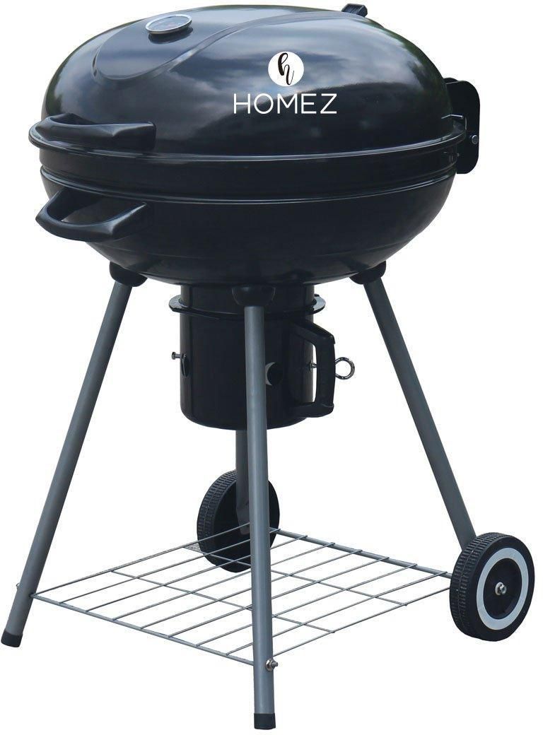 Homez, Kettle Barbecue Grill With Stand, Black