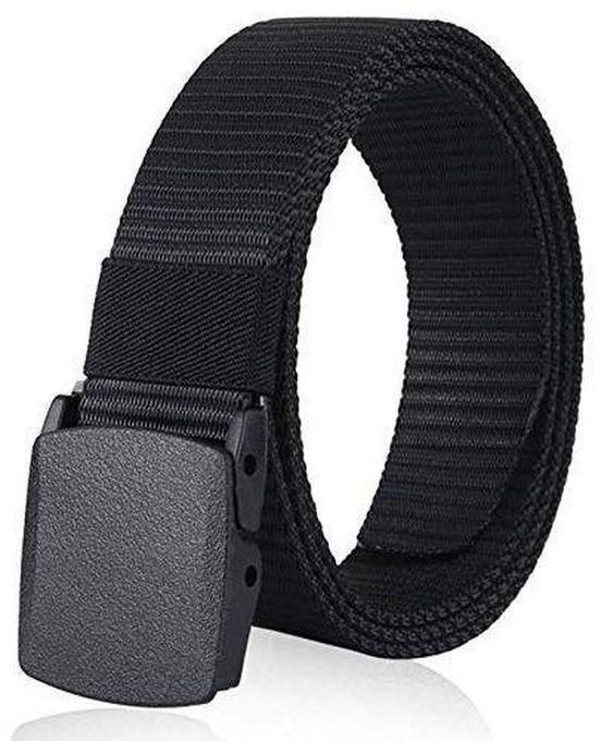 Fashion Mens Buckle Comfortable Belt - Men Fabric Adjustable Canvas Belt -Tactical Belts plus free gift