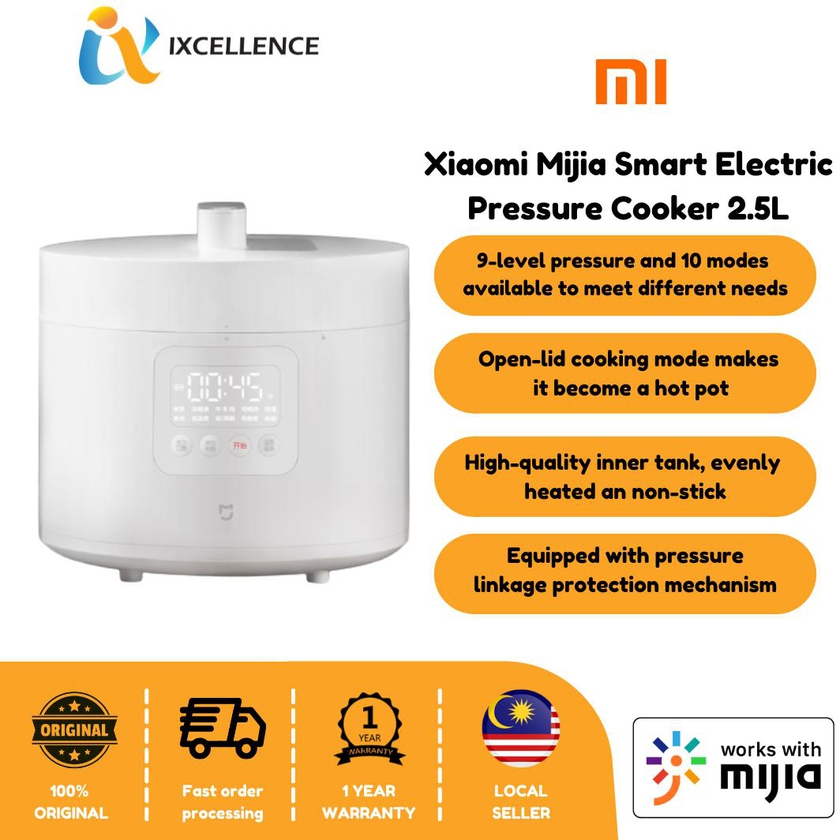 [IX] Xiaomi Mijia Smart Electric Pressure Cooker 2.5L APP Rice Cooker