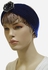 ZISKA Fur Hair Headband – Blue