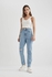 Defacto Mary Vintage Straight Fit High Waist Ankle Length Jeans