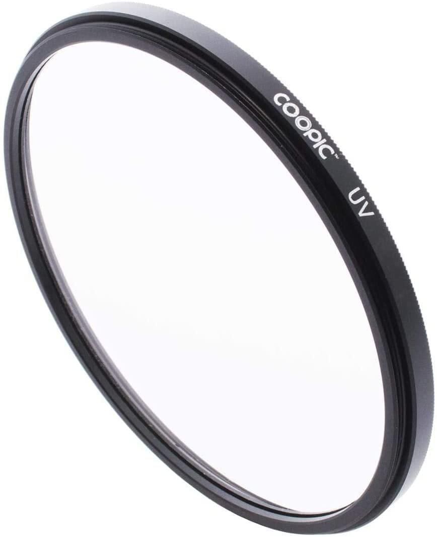 COOPIC 52mm UV Ultra-Violet Filter Lens Protector Compatible with Canon Nikon DSLR Cameras