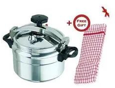 Generic Pressure Cooker - Explosion Proof - 5 Litres (+ Free Gift Hand Towel).
