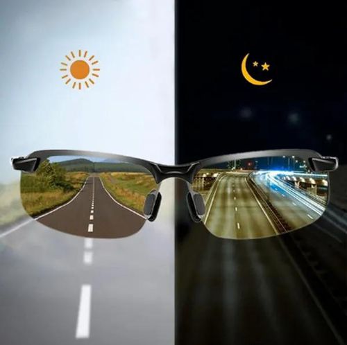 New men's color changing polarized sunglasses, day and night dual driving fishing night vision sunglasses
