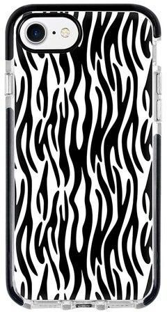 Protective Case Cover For Apple iPhone 8 Zebra Stripes Full Print
