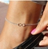 O Accessories Anklet Silver _infinity