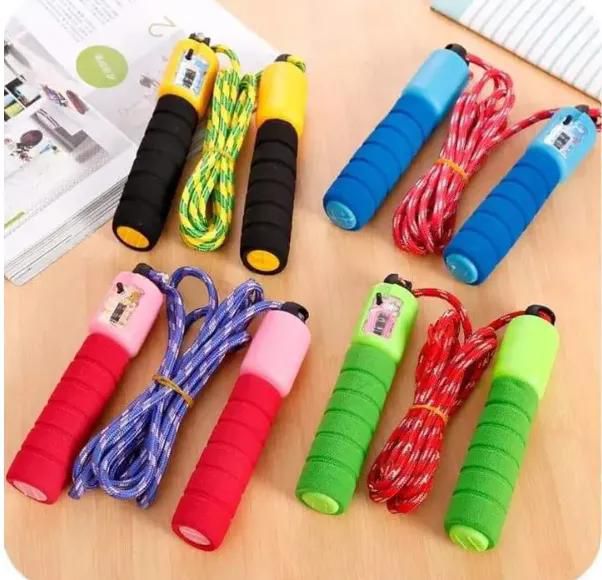 Kids Fitness Exercise Skipping Rope With Counter Jump