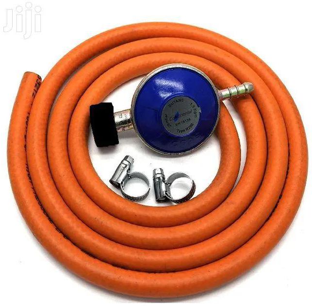 6kg Gas Regulator, Delivery Pipe And Safety Clips