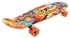 Gears skateboard 67cm complete skateboard for beginners kids and adult - multicolor h1903