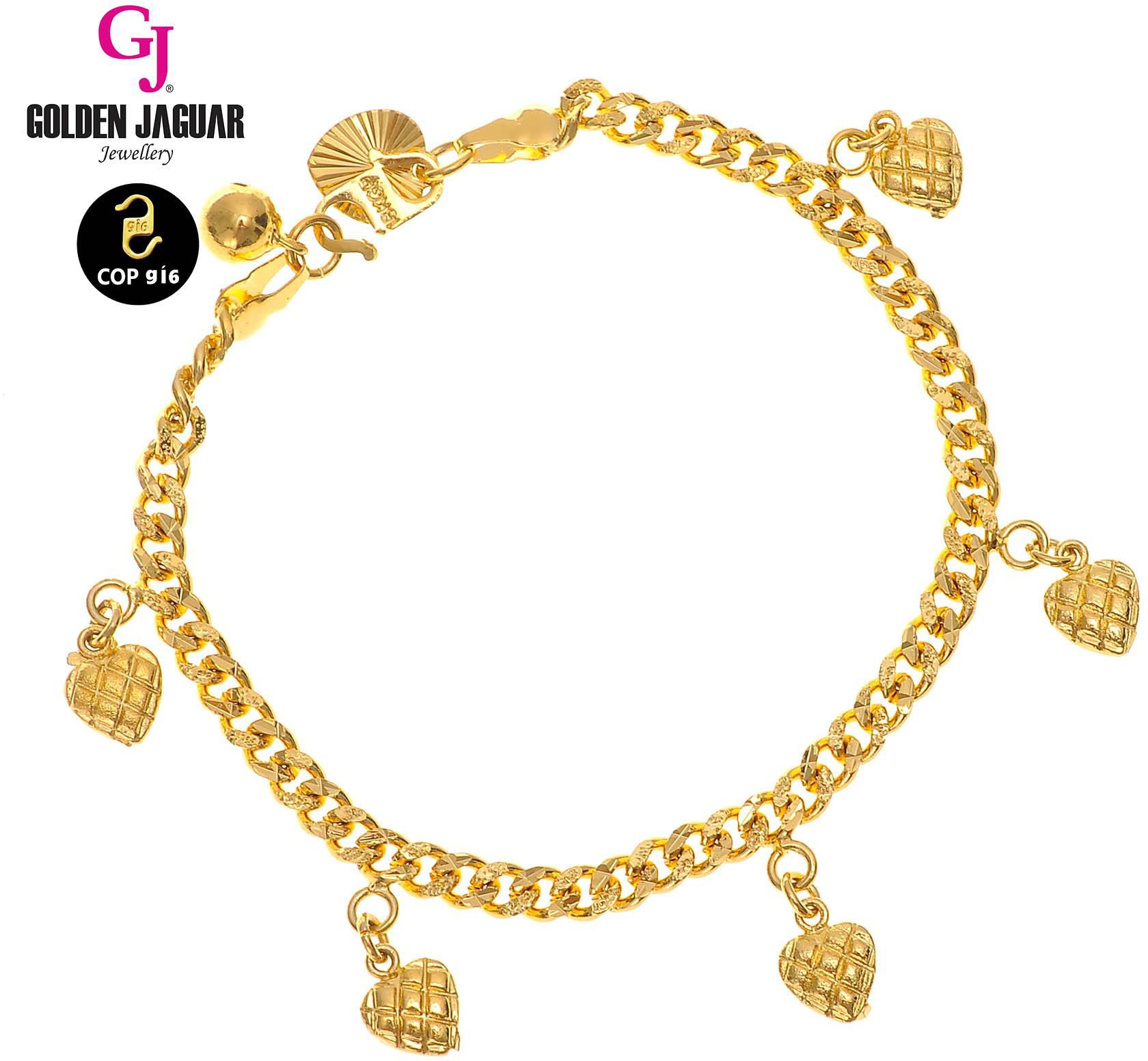 GJ Jewellery Emas Korea Bracelet - Love Strawberry 4.0 2560426-0