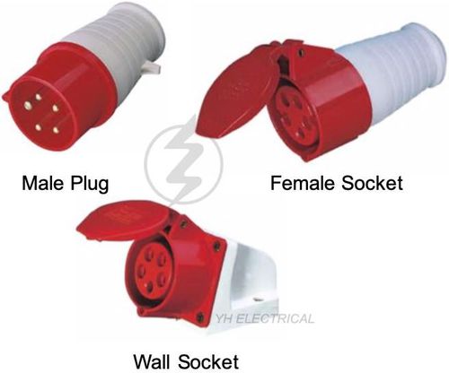 Industrial Plug And Female Sockets &amp; Wall Socket 16A/ 32A 5Pin