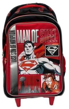 SUPERMAN School Bag TROLLEY 18"