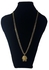 Cuban Link Gold Chain With Pharaoh Head Pendant