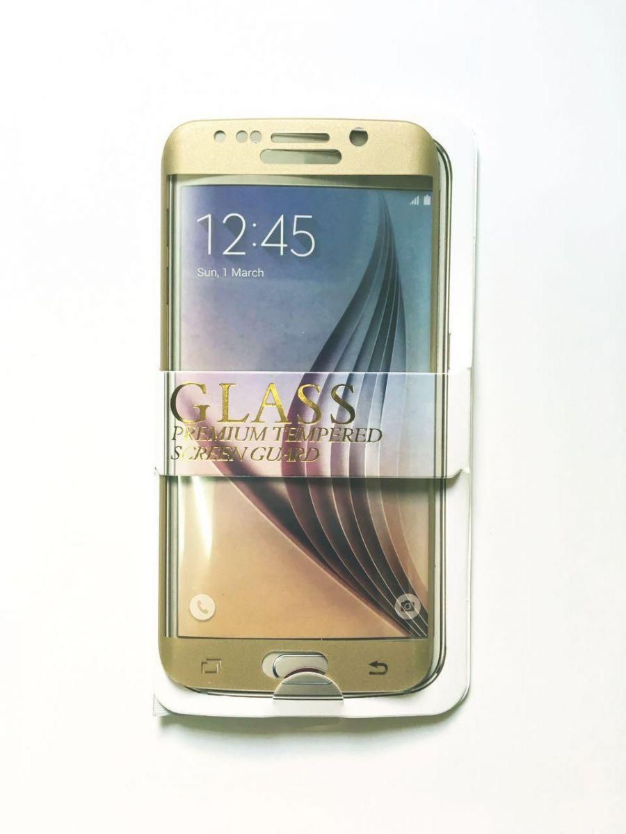 Samsung Galaxy S6 Edge Premium Tempered Screen Guard - Gold