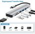 USB C Hub محور, Docking Station, Necomi 7-in-1 Type C Hub with 4K HDMI Port, 2 USB 3.0 Ports, 1 USB C 3.0 Port, SD/TF Card Reader, 87W PD USB-C Power Delivery, for more Full-functional USB-C Devices