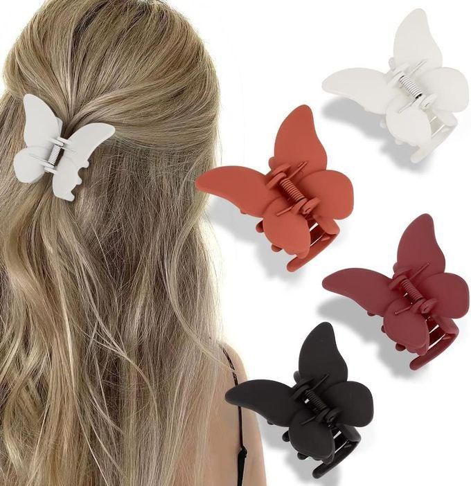 Butterfly Hair Clips For Girls And Women 4 Pack