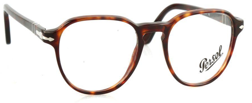 نظارات طبية رجالية, بيرسول, بني, 3053V, 52, 024