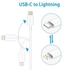 Type C To Lightning USB Cable For IPad 10.2"(9th Gen)-2021