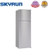 Skyrun 168 Litres Double Door Top Mount Fridge (BCD-168M) - Silver