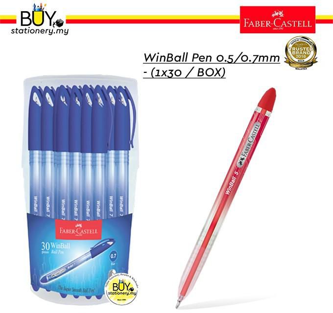 Faber Castell Win Ball 0.5/0.7- 1x30/ Box (3 Colors)
