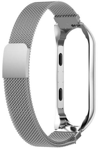 Replacement Watch Strap For Xiaomi Mi Band 4 Silver