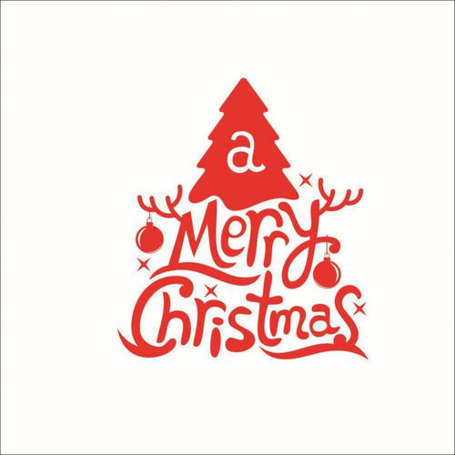 Merry Christmas Happy New Year Decoration Decal Window Wall Removable Stickers