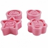 Cake Mold Set For Making Biscuit & Sweets - 4 Pieces / Pink
