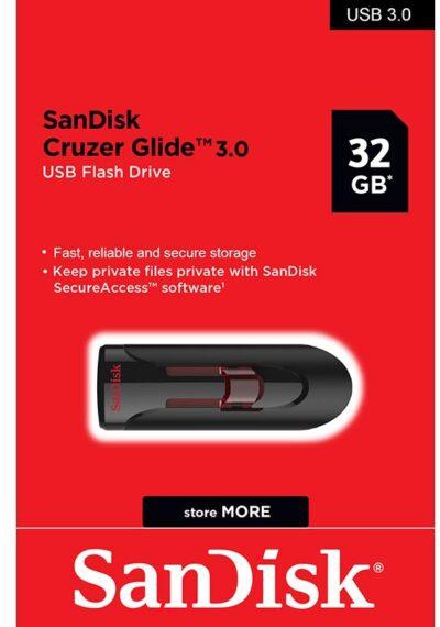 SanDisk Cruzer Glide 32GB 3.0 USB Flash Drive (SDCZ600-032G-G35)