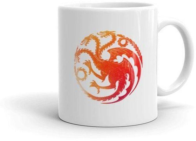 Game Of Thrones Ceramic Mug - White - 250 ml