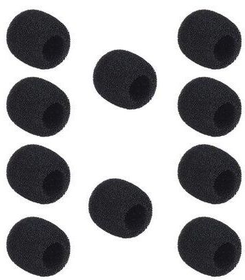 أغطية صغيرة لرأس الميكروفون من 10 قطع
 LU-D5433-2 أسود