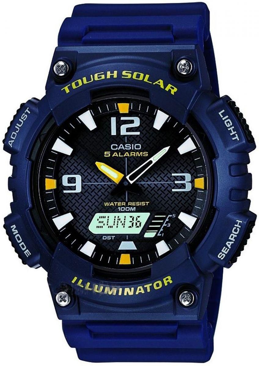 Casio Men's Black Dial Rubber Band Watch [AQ-S810W-2AVEF]