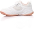 Activ Leather & Textile Girls Velcro Sneakers - White & Simon