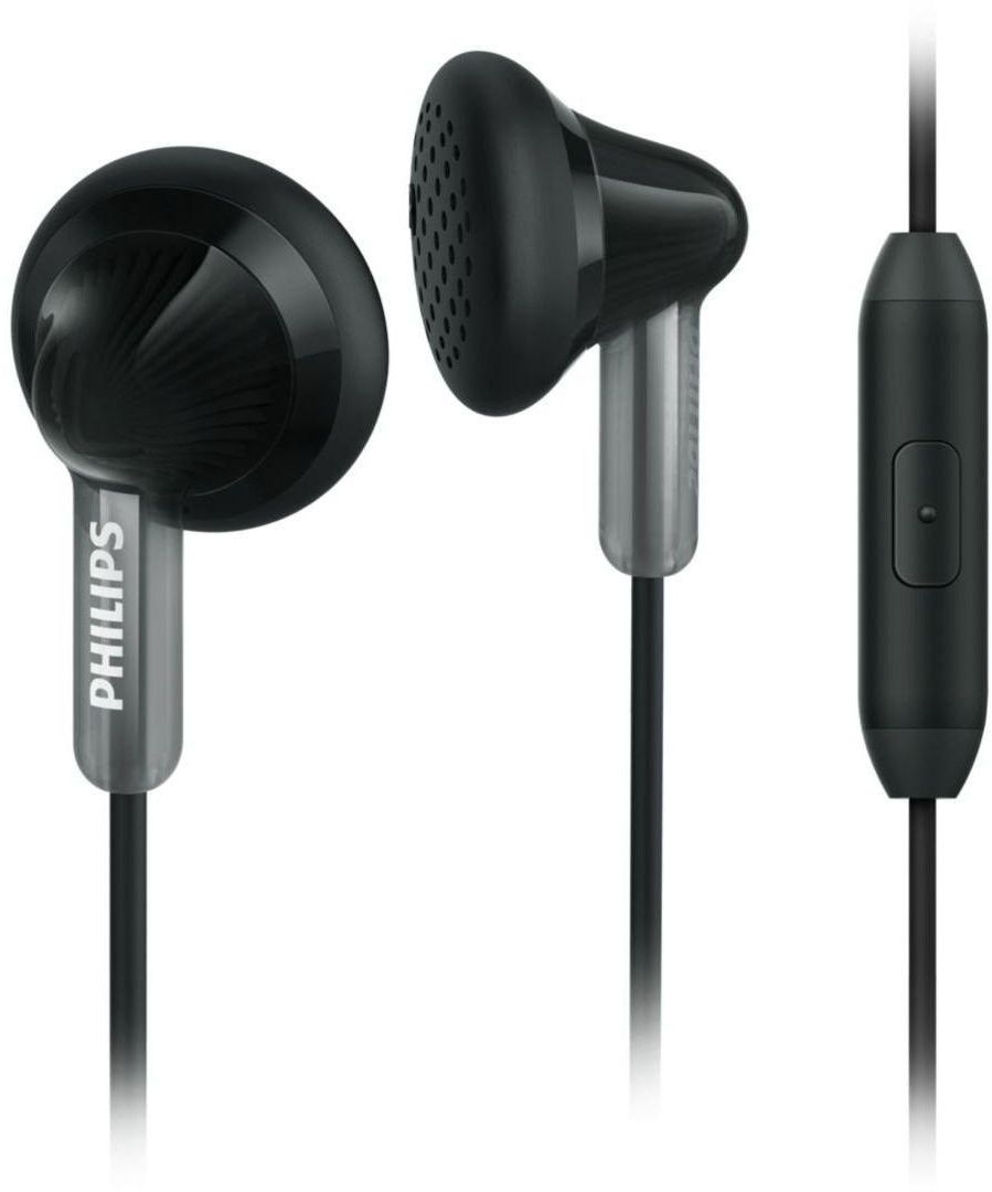 Philips SHE3015 In-ear Headphones with Mic, Black