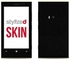 Stylizedd Premium Vinyl Skin Decal Body Wrap For Nokia Lumia 920 - Fine Grain Leather Black
