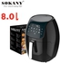 Sokany Healthy Air Fryer Digital Touch Screen - 8.0 L