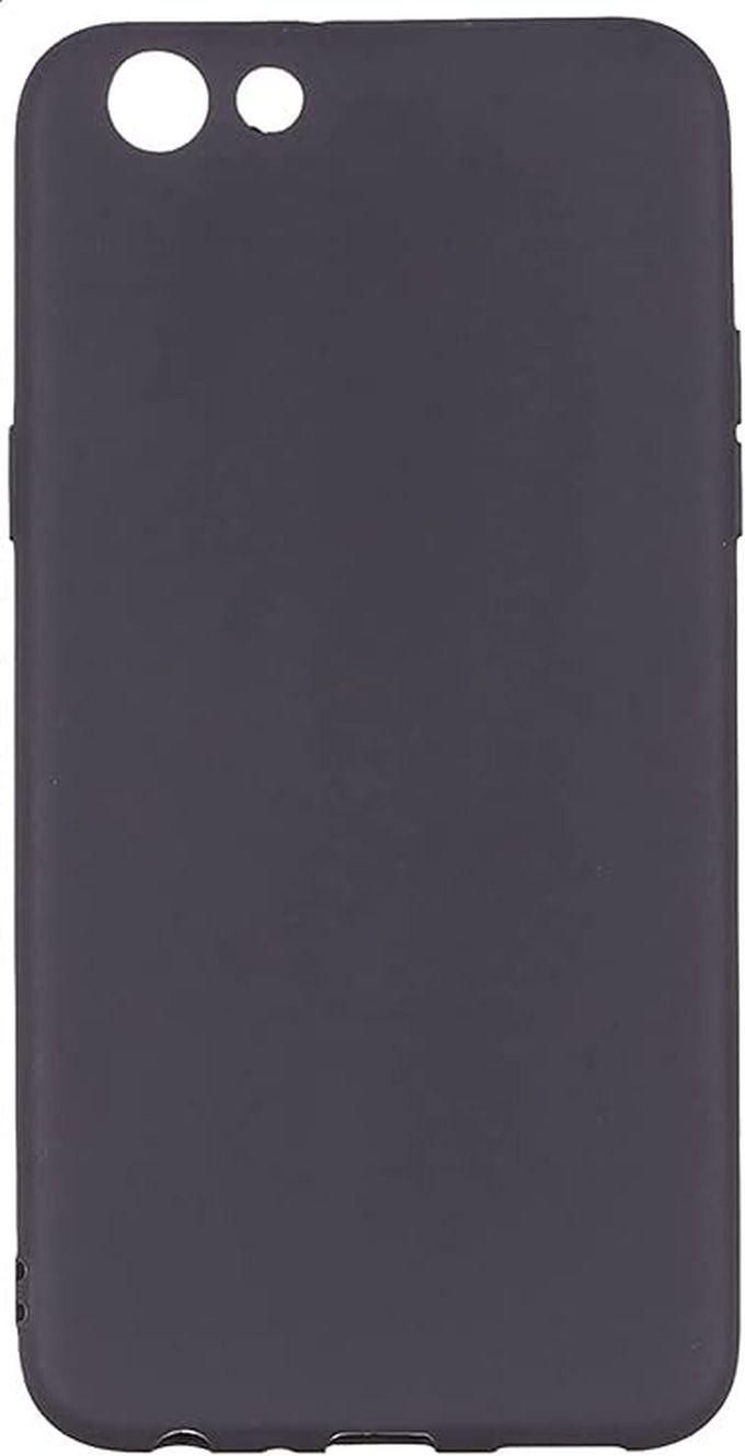 Keendex 1091 Silicone Back Cover For Oppo F3 - Black
