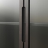 REGISSÖR Glass-door cabinet - brown 118x203 cm