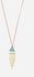 Aurora Long Triangle Turquoise Necklace