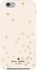 Kate Spade Hybrid Confetti, Back Cover Mobile Case, for iPhone 6/iPhone 6s, Cream/Gold