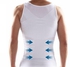 Men's White Corset Firming Body, Size Medium -XXL