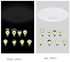 Generic DIY Small Light Bulbs Luminous Living Room Bedroom Decoration Wall Stickers