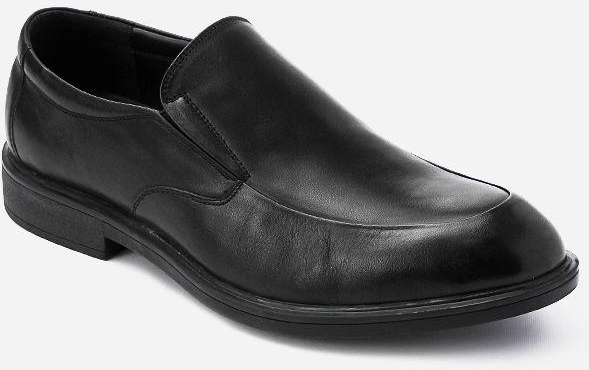 Robert Wood Slip On Classic Shoes - Black