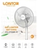 Lontor Rechargeable Fan With 3 Height Modes(Table, Standing & Long)
