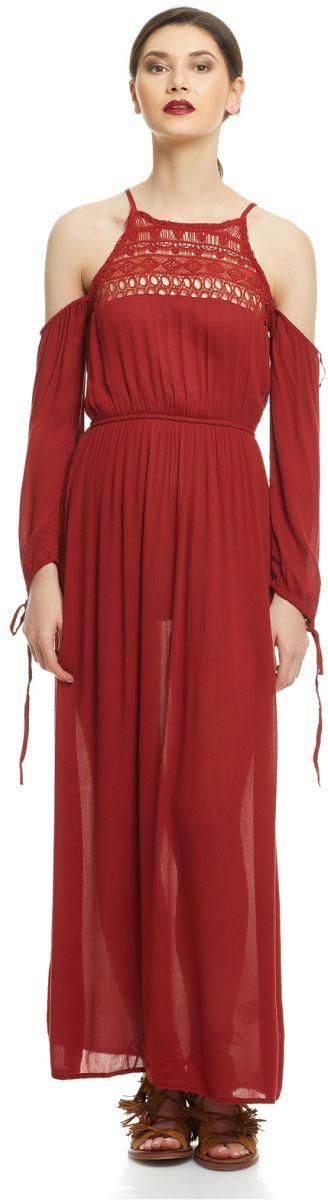 INFLUENCE Straight Dress for Women - Red