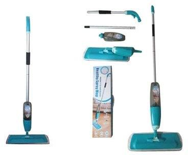 Healthy Spray Mop And Mop Pad Set Blue/Silver
